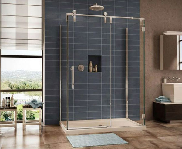 Vách tắm kính lùa tại Hải Phòng