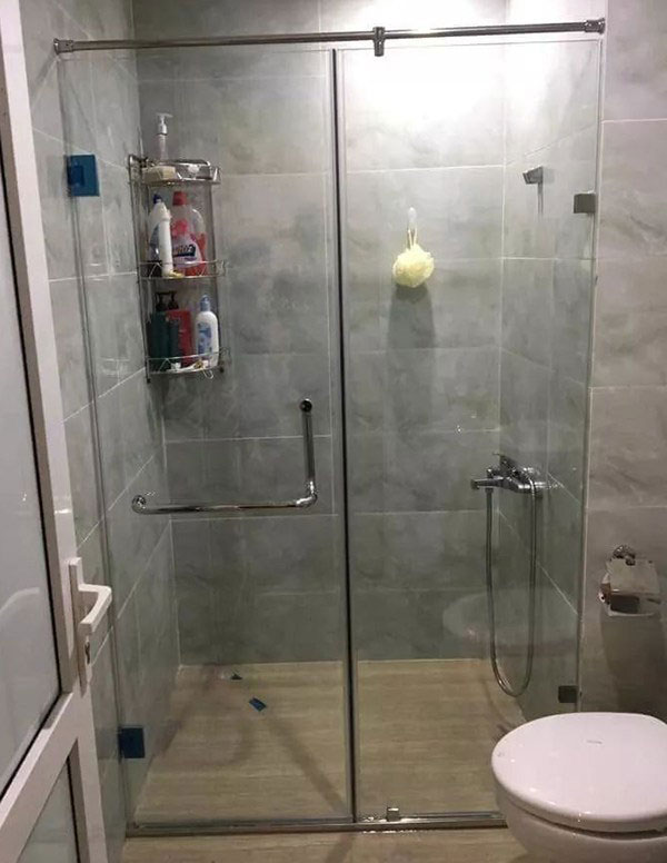 Phòng tắm kính mở tại Hải Phòng