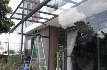 Mái kính cường lực Hải Phòng