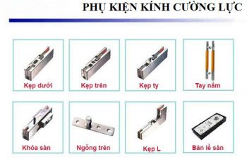 Phụ kiện cửa kính cường lực Hải Phòng