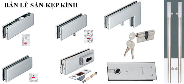 Phụ kiện cửa kính cường lực giá rẻ Hải Phòng