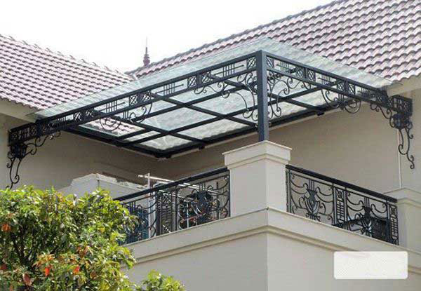 Kính mái sân phơi rẻ đẹp tại Hải Phòng